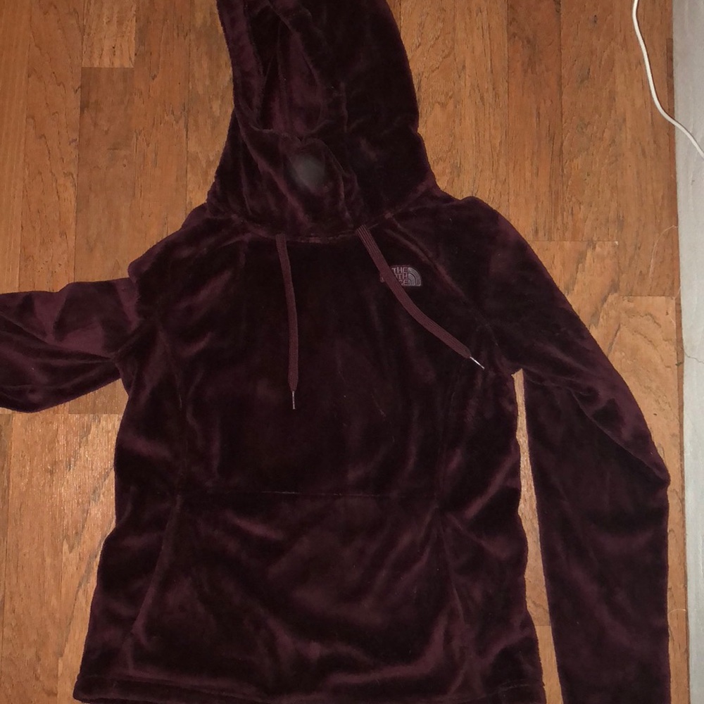 North face plush hoodie
